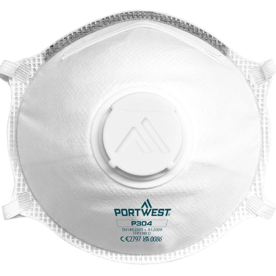 FFP3 à valve Dolomite Coque de respiration  legère (Pk10) Blanc