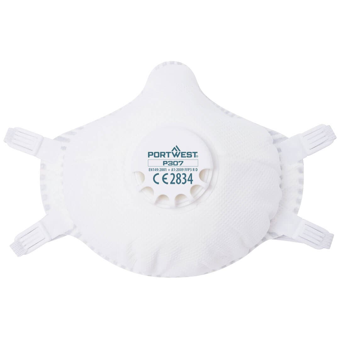Masque FFP3 Ultimate réutilisable avec valve (Paquet de 5 pièces) Blanc