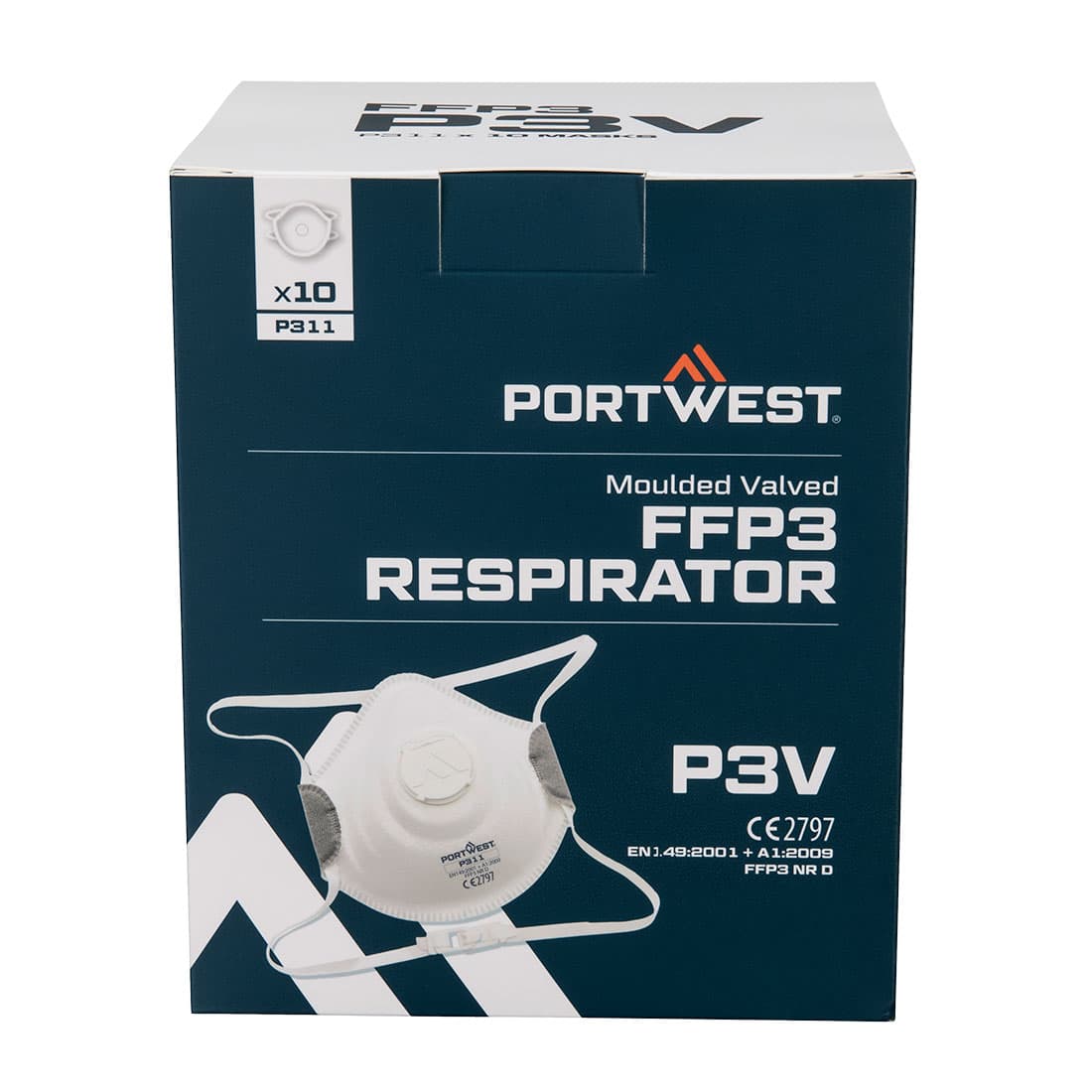 Masque FFP3 Valve (par 10) Blanc