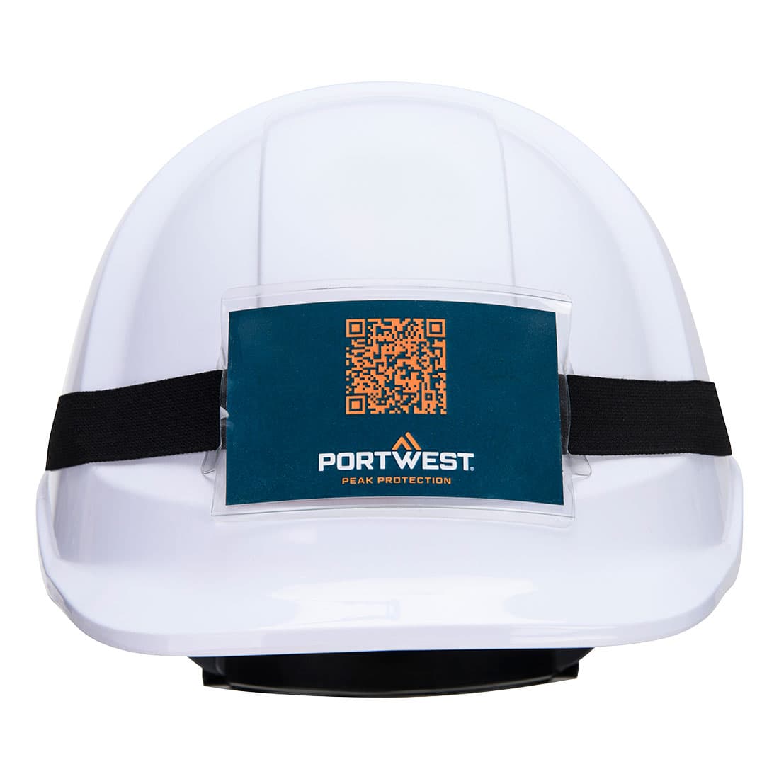 Support badge casque universel noir
