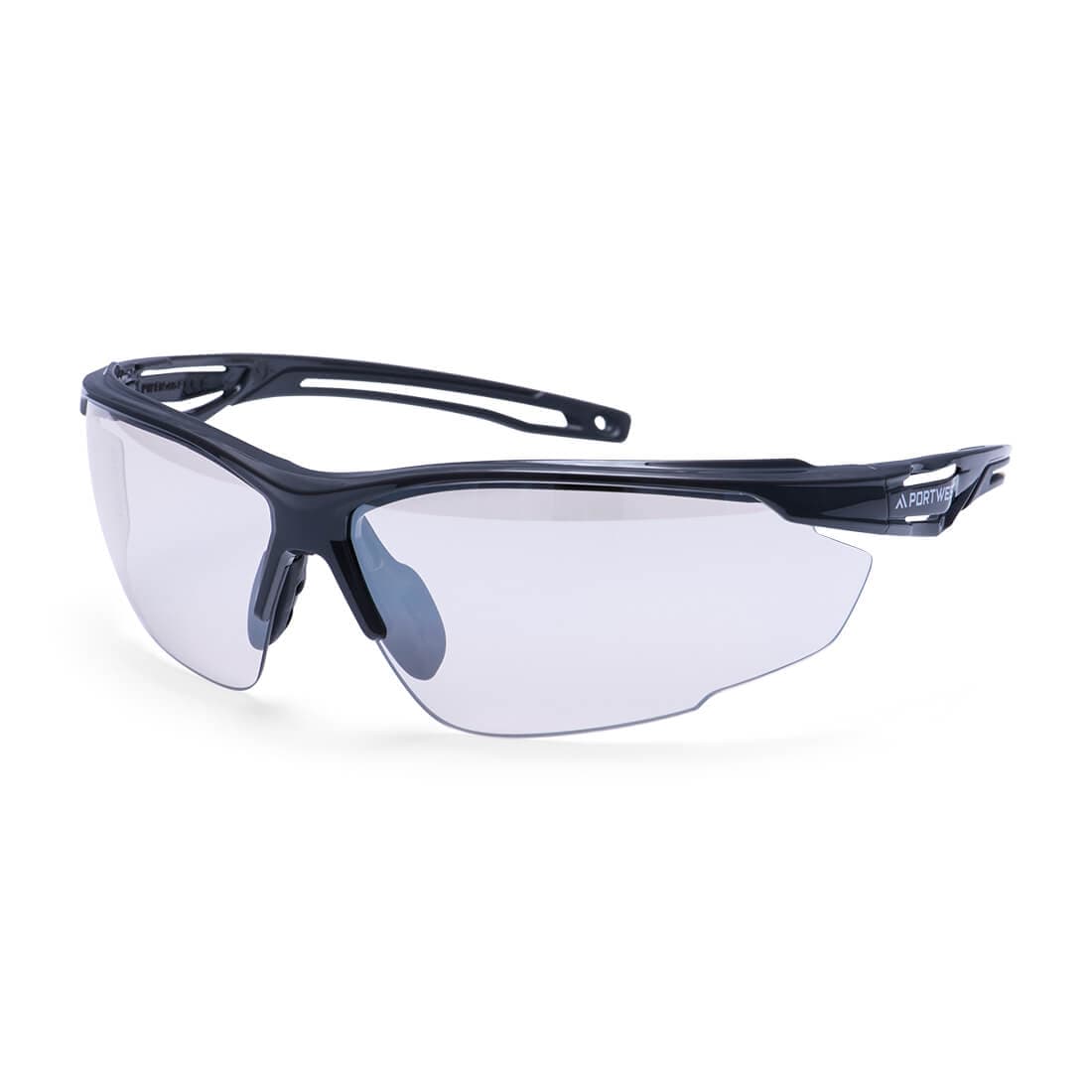 Lunettes de sécurité anthracite Miroir clair (usage intérieur/extérieur)