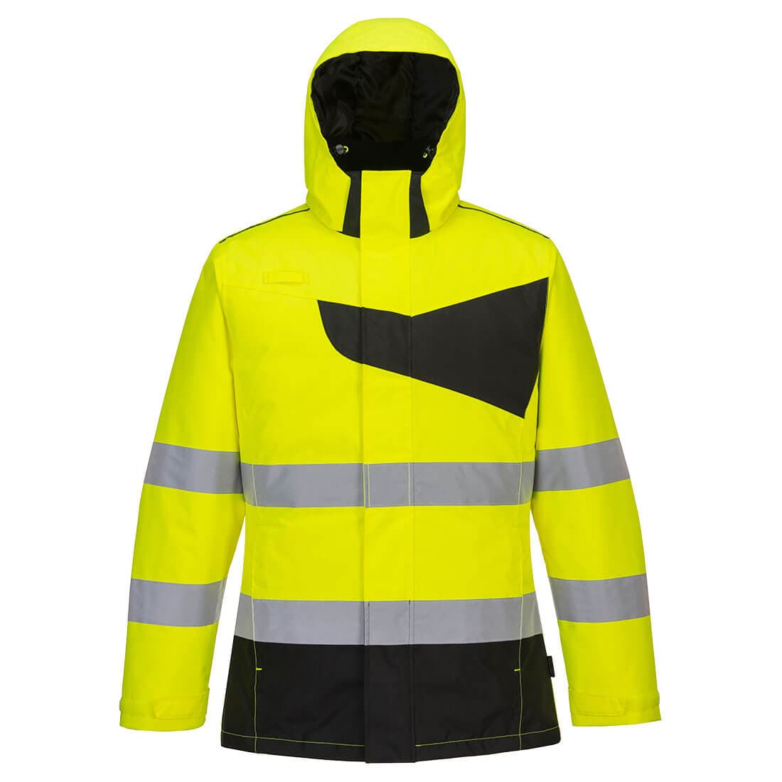 Parka d'hiver haute visibilité PW2 Jaune/Noir