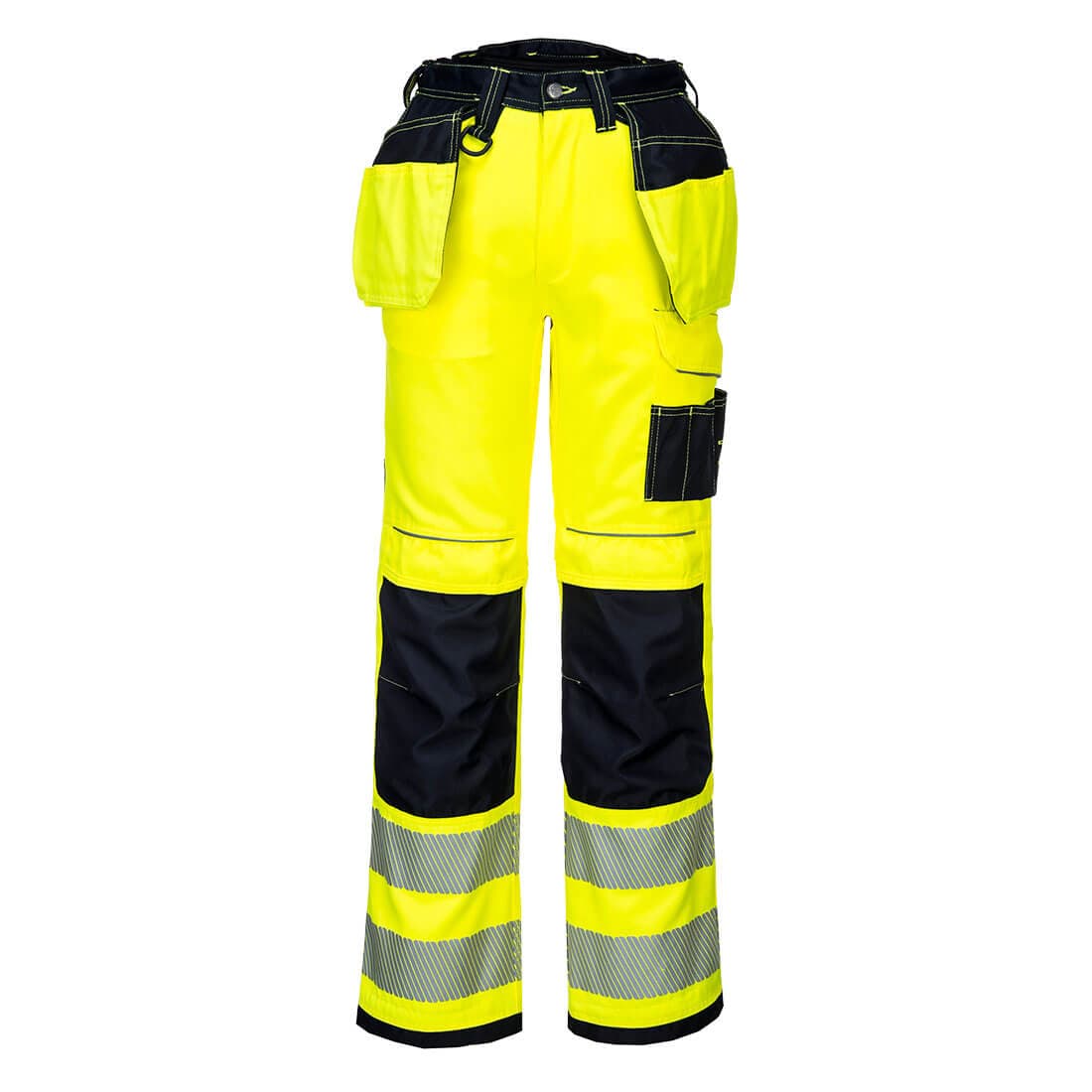 Pantalon PW3 Stretch Holster haute-visibilité Jaune/Noir