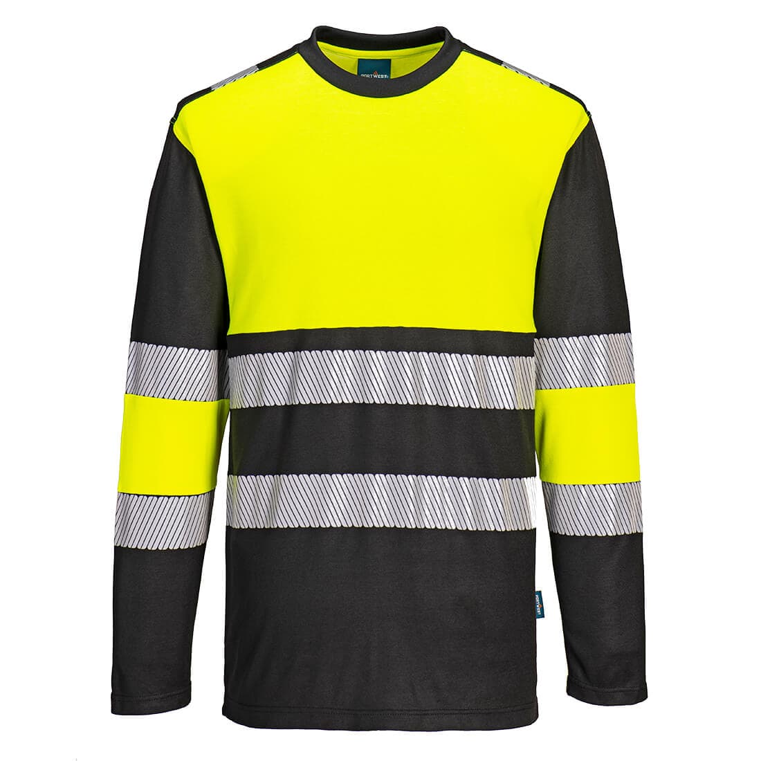 PW3 T-Shirt Hi-Vis Classe 1 L/S Jaune/Noir