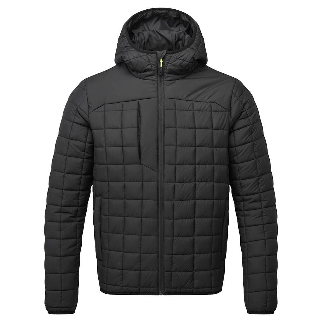 Veste à chicanes carrées PW3 Noir