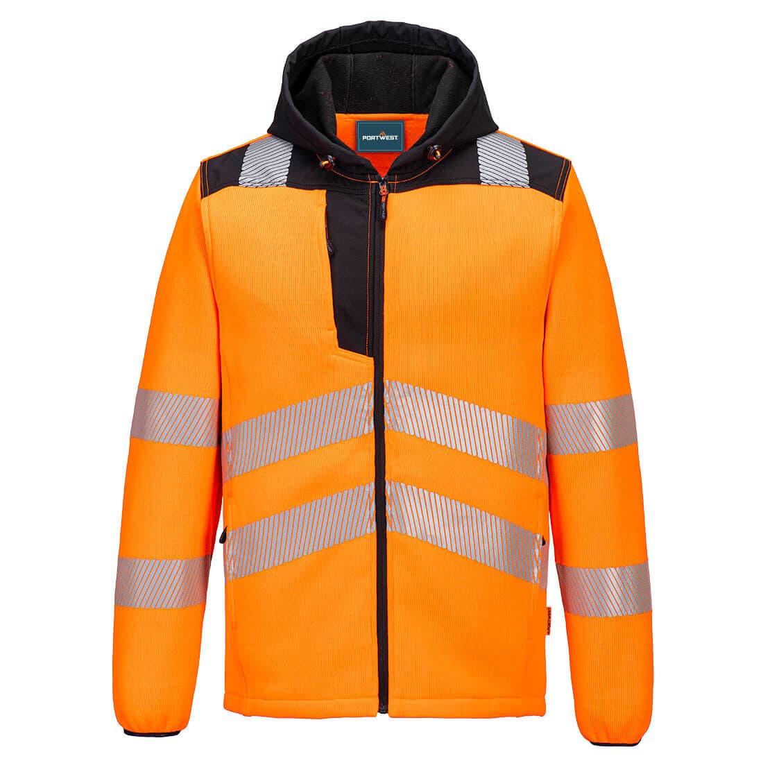 Polaire technique Hi-Vis PW3 Orange/Noir