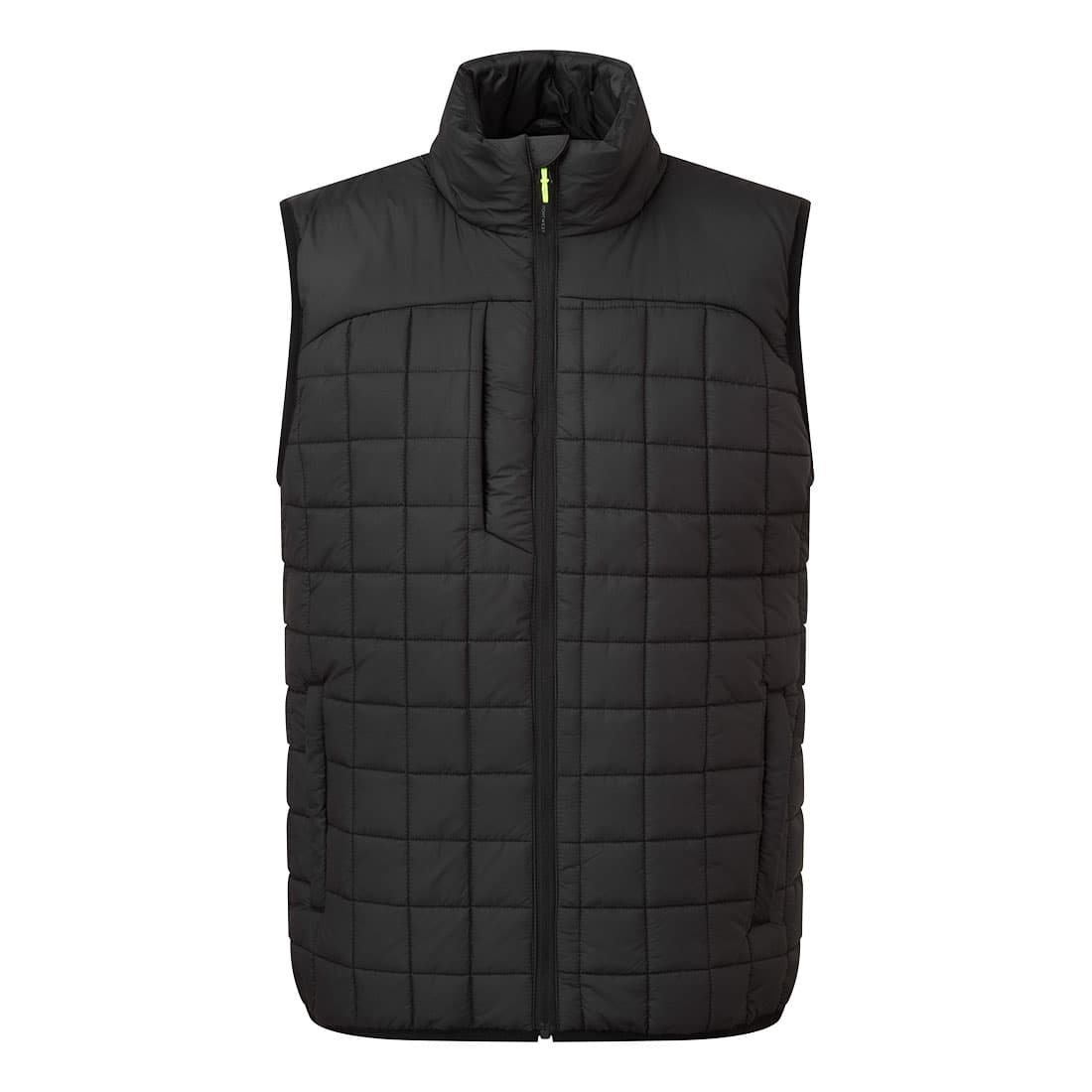 Bodywarmer à chicanes carrées PW3 Noir