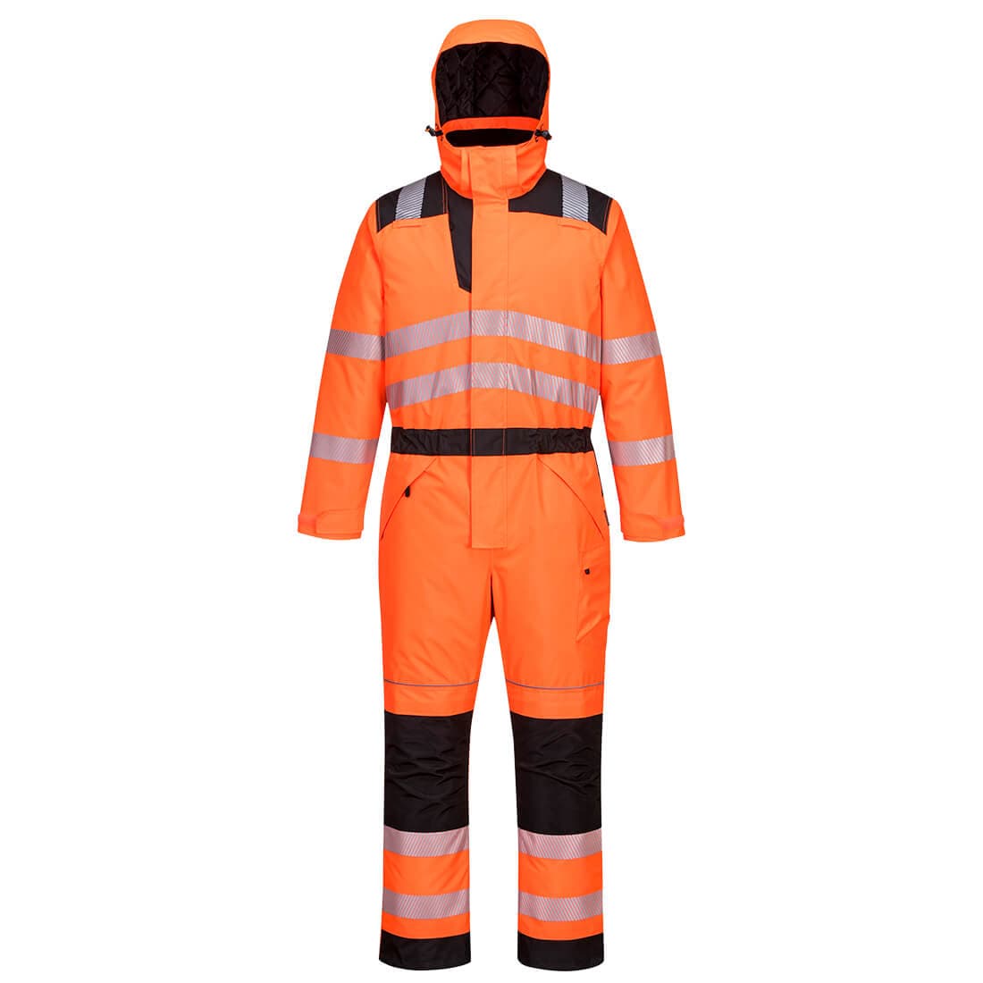 Combinaison d'hiver PW3 haute visibilité Orange/Noir