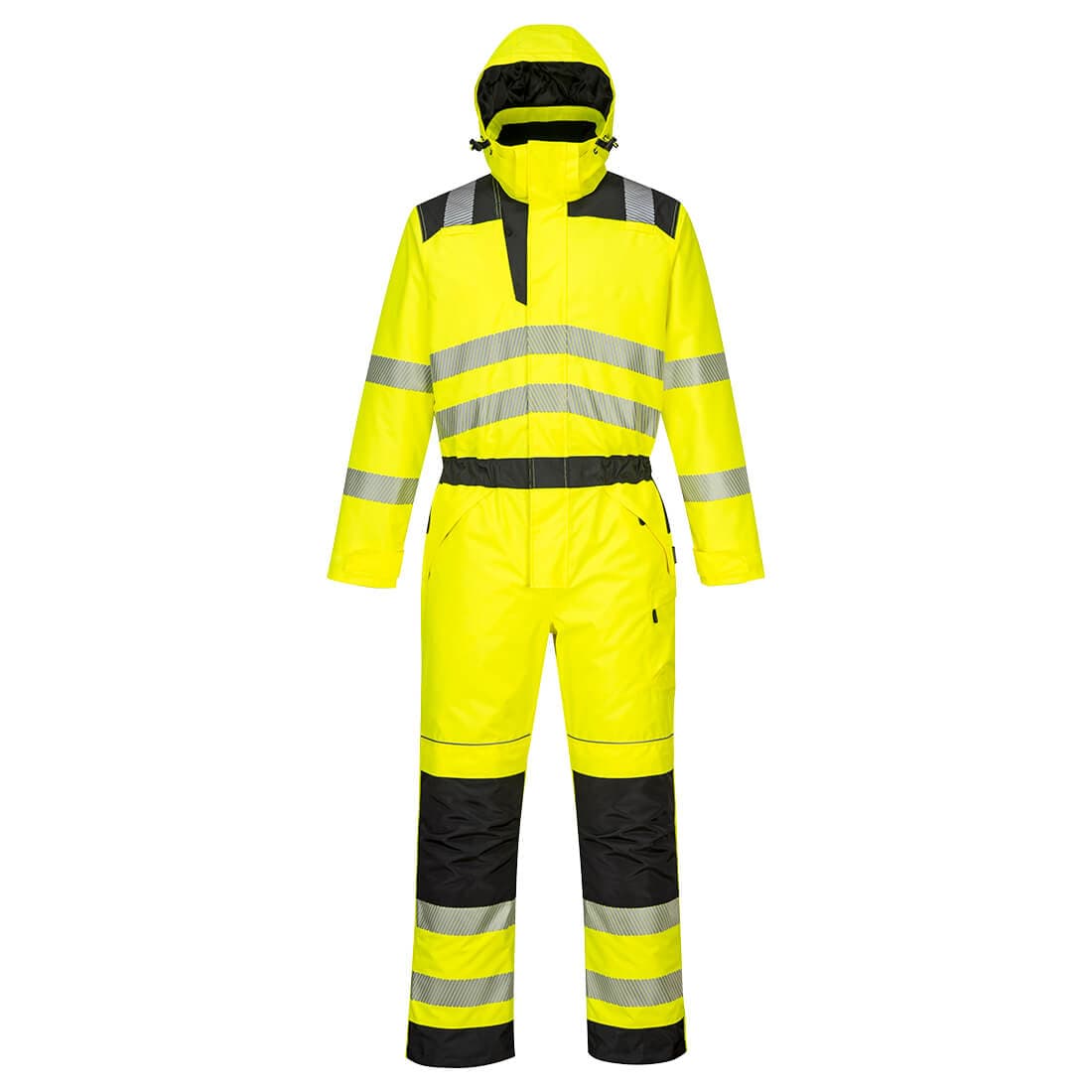 Combinaison d'hiver PW3 haute visibilité Jaune/Noir