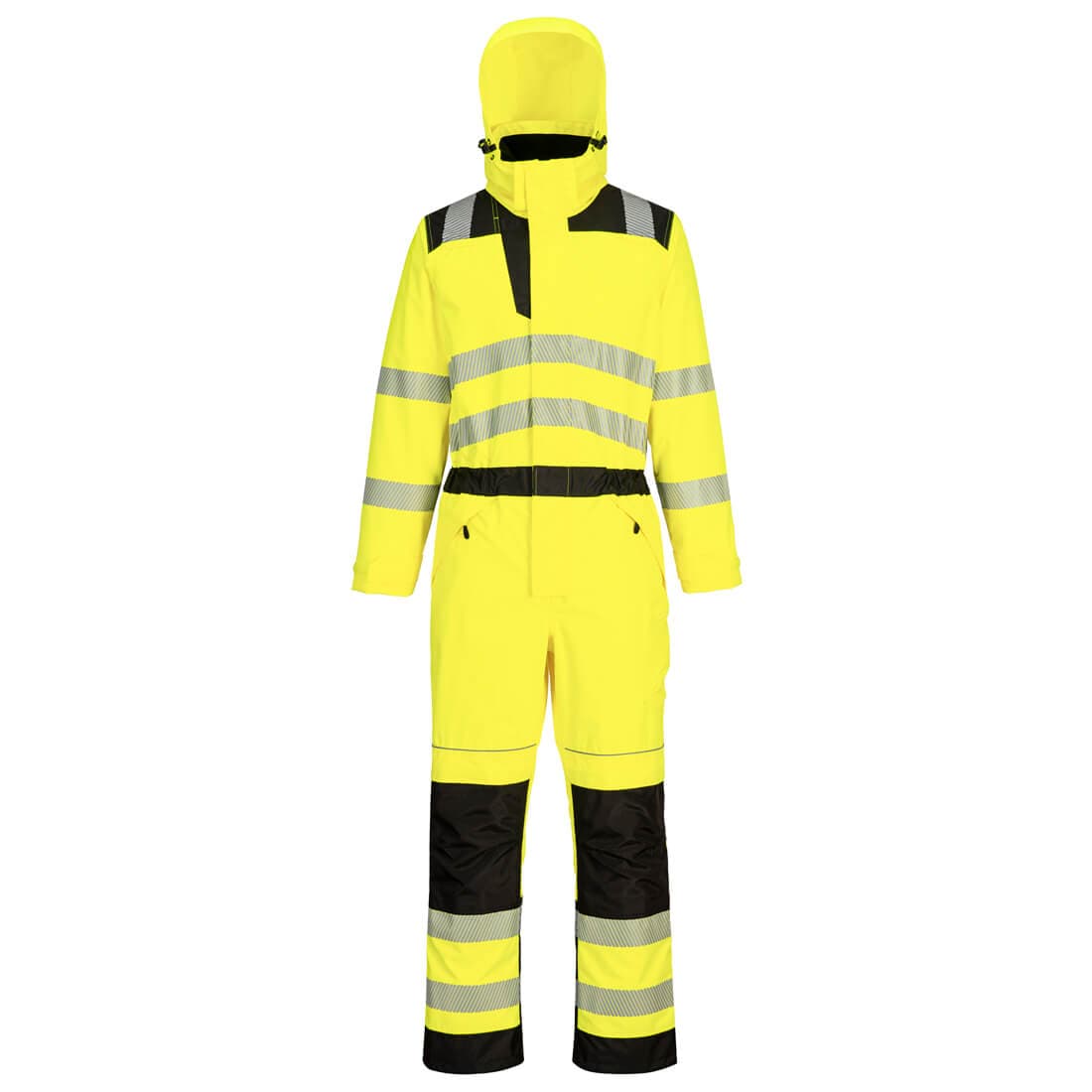 Combinaison de pluie haute visibilité PW3 Jaune/Noir