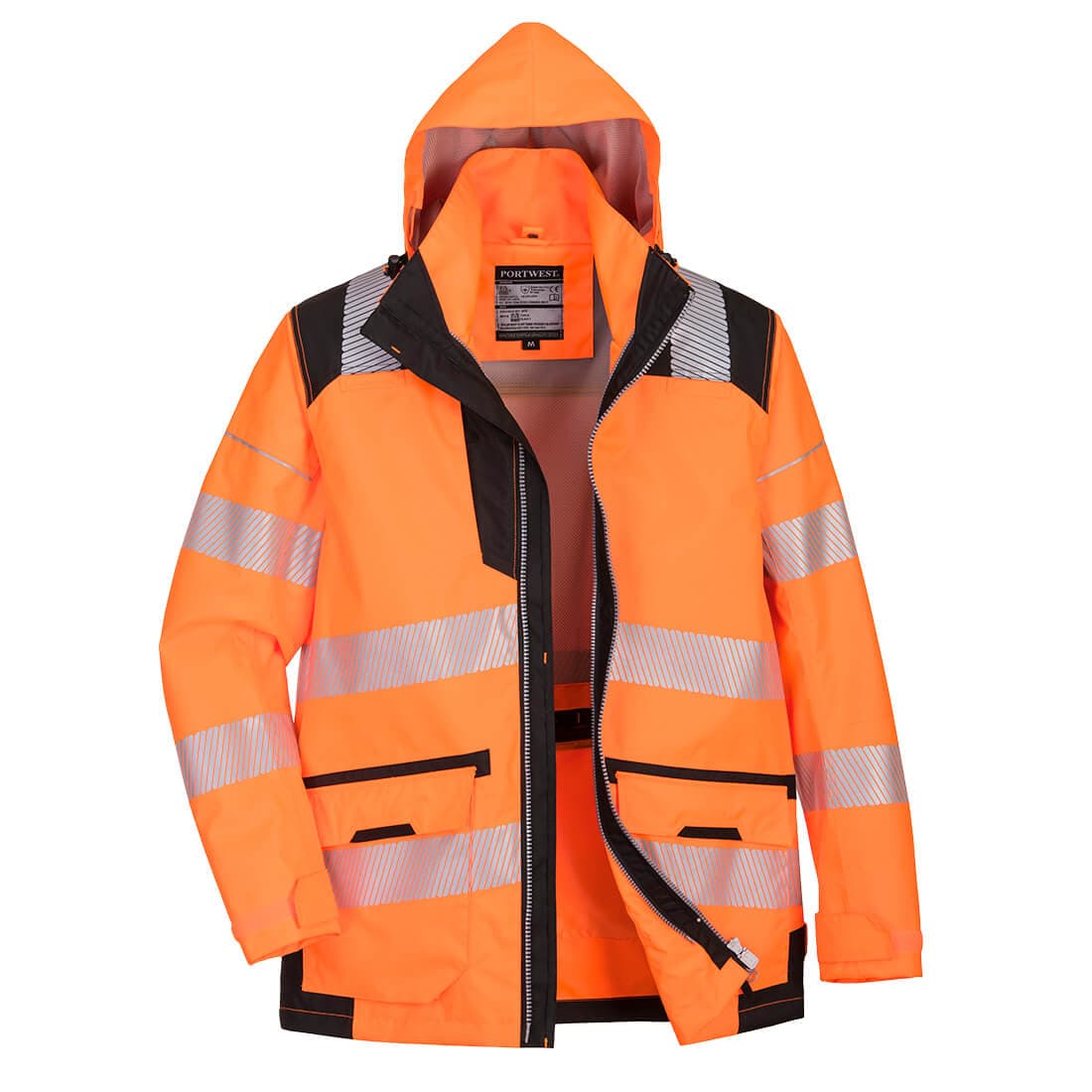 Parka PW3 Hi-Vis 5-en-1 Orange/Noir