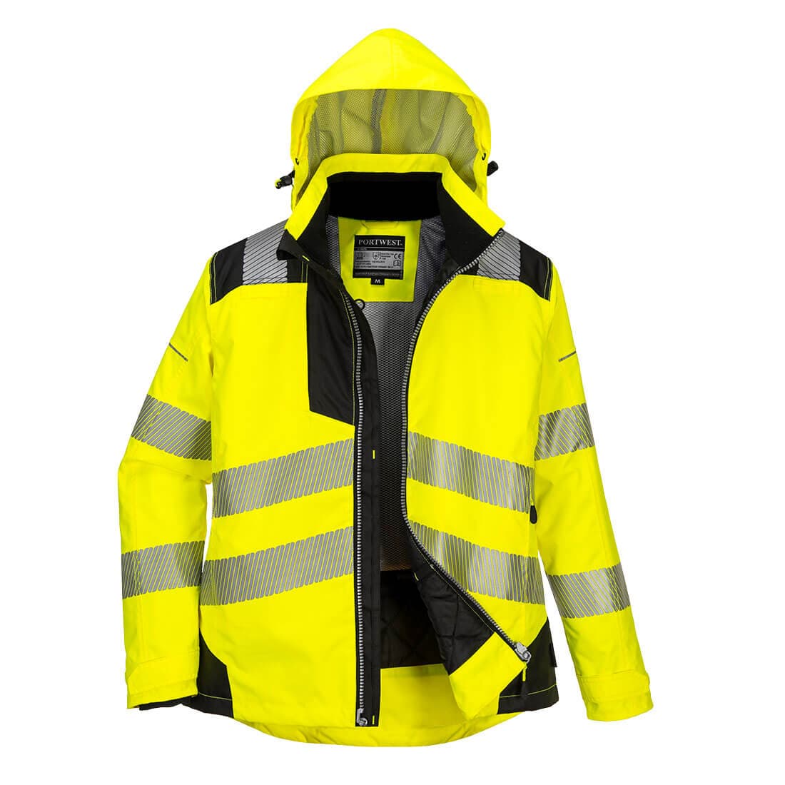 Parka d'hiver PW3 pour Femmes Jaune/Noir