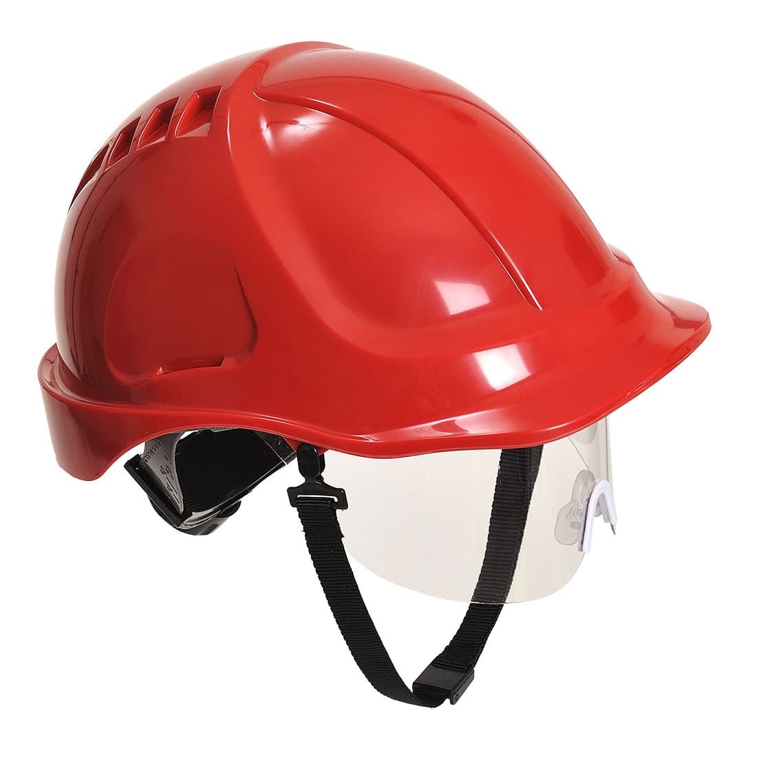 Casque à visiere  Endurance Plus visor Rouge