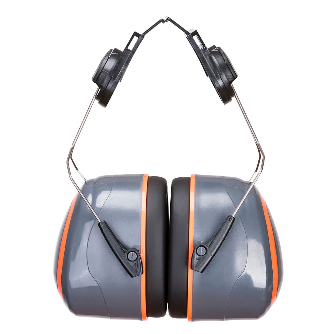 Coquilles anti-bruit HV Extreme monté sur casque Gris/Orange