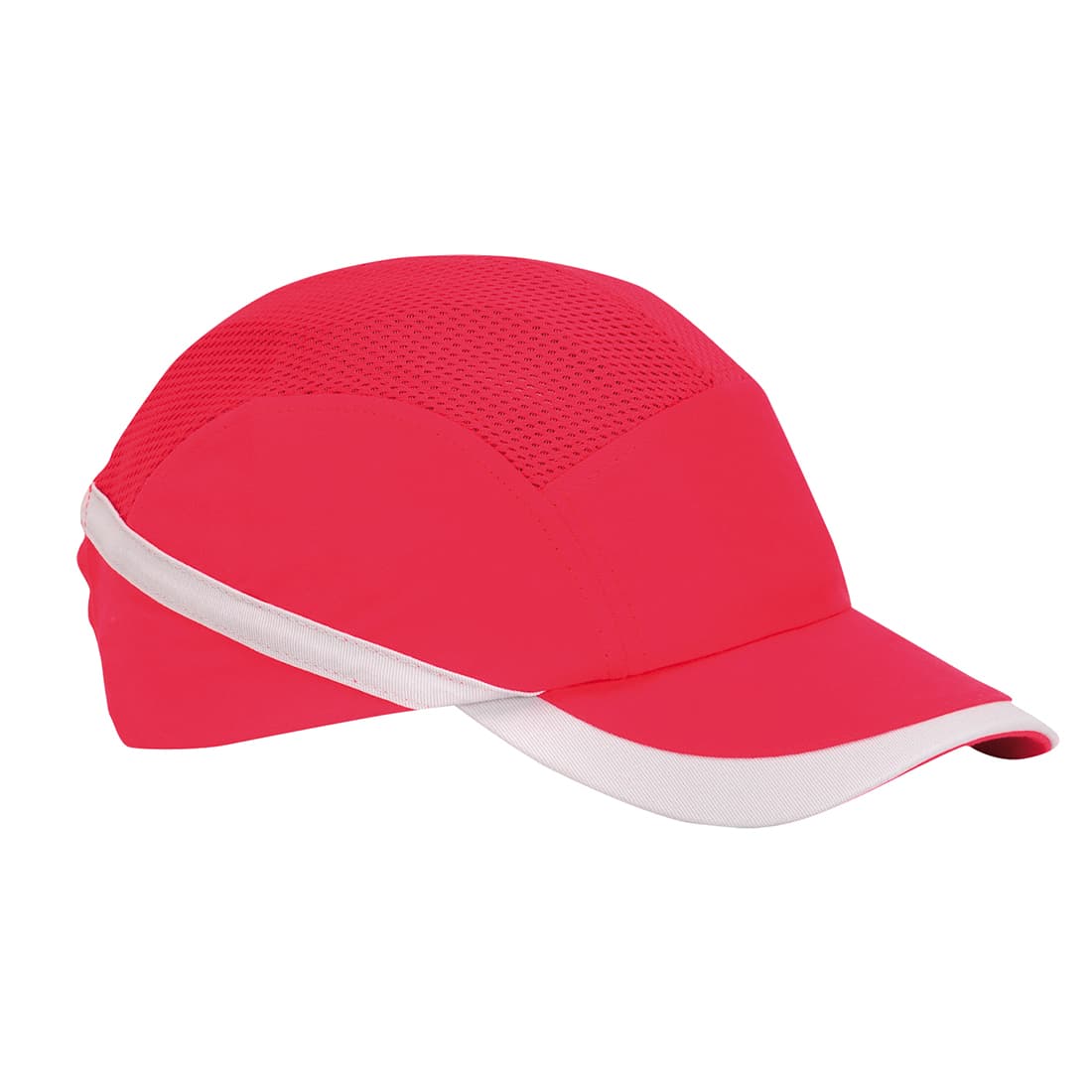 Casquette anti-heurt aérée Rouge