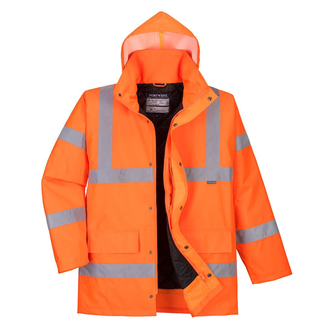Parka d'hiver Hi-Vis Traffic Orange