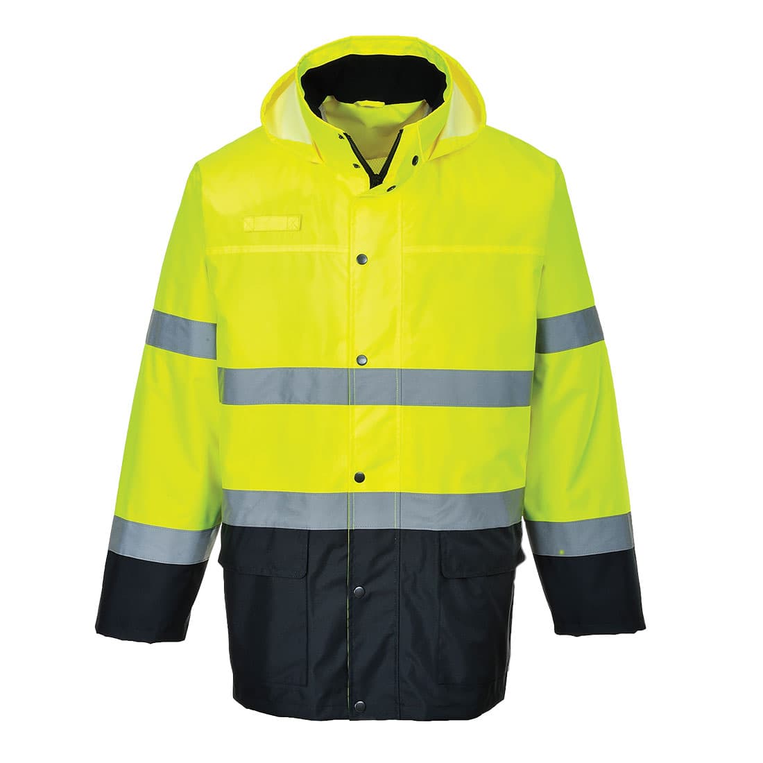 Veste de pluie HV bicolore Jaune/Marine