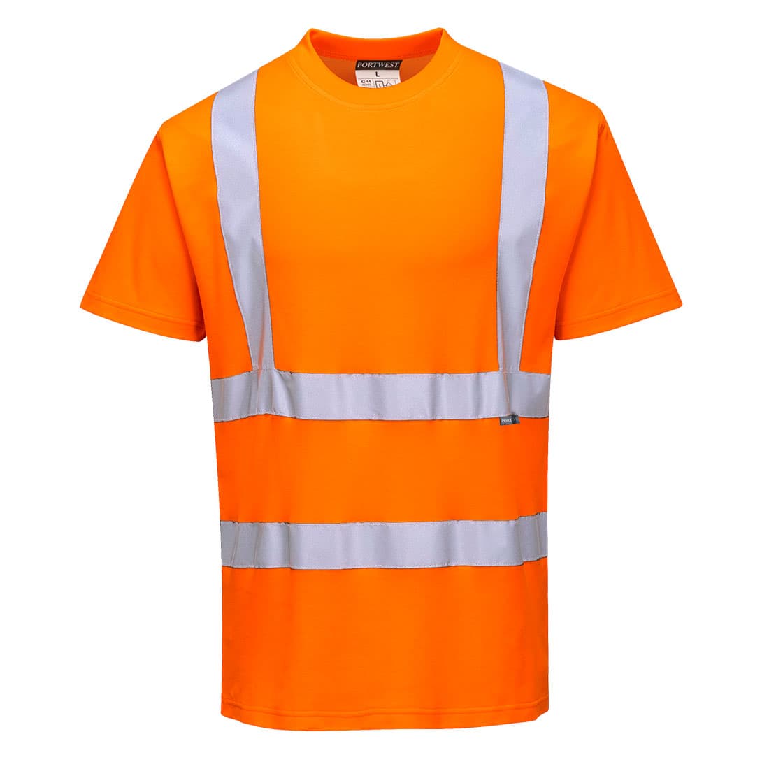 T-shirt Hi-vis MC coton comfort Orange