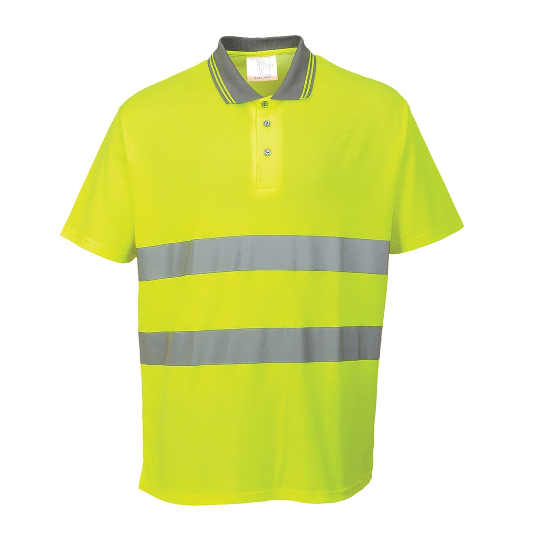 Polo Confort coton Jaune