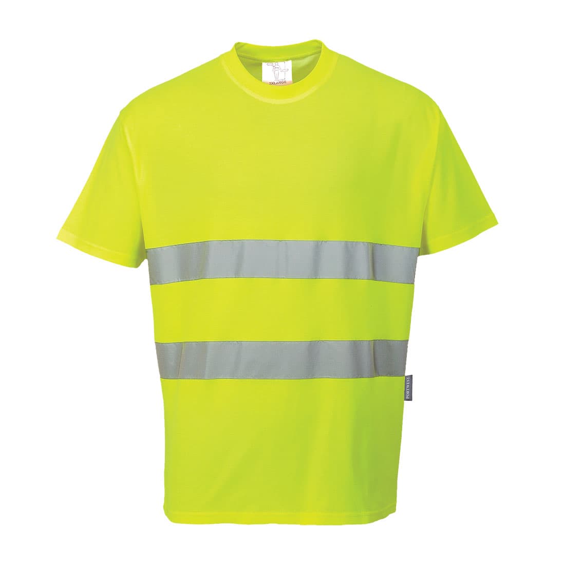 Tee-shirt confort coton Jaune