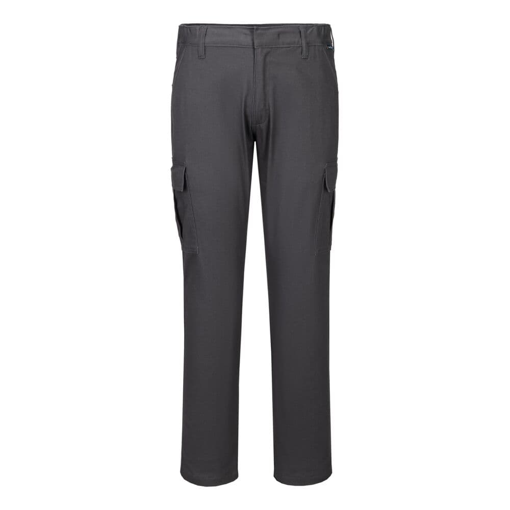 Pantalon de travail Slim Stretch Gris Métal