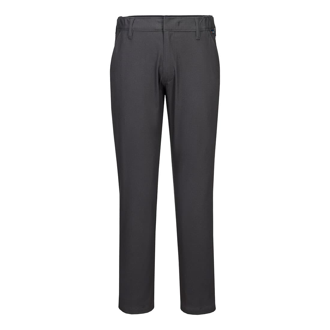 Pantalon Chino Slim Stretch extensible Gris Métal
