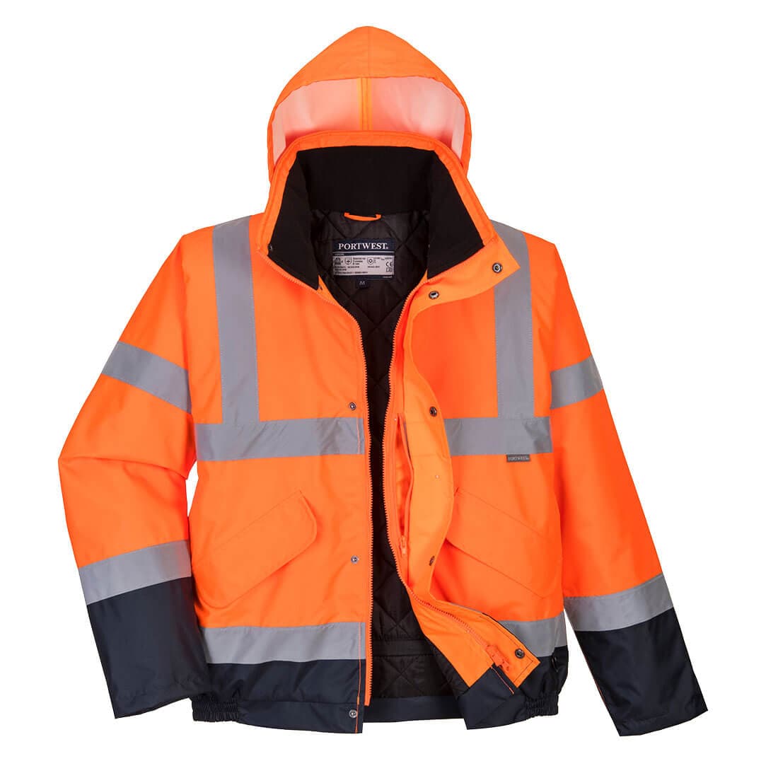 Blouson HV bicolore Orange/Marine