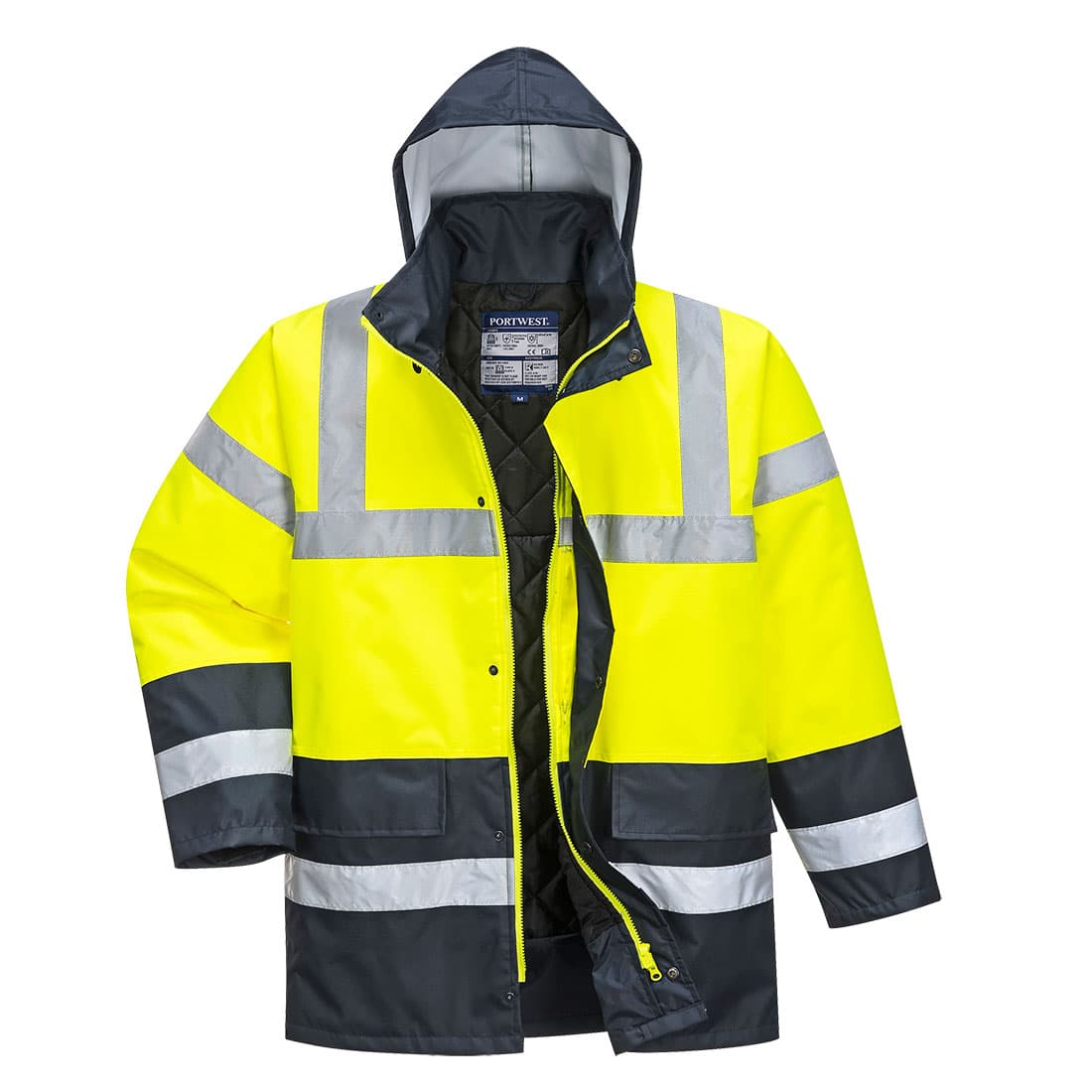 Parka HV Bicolore Jaune
