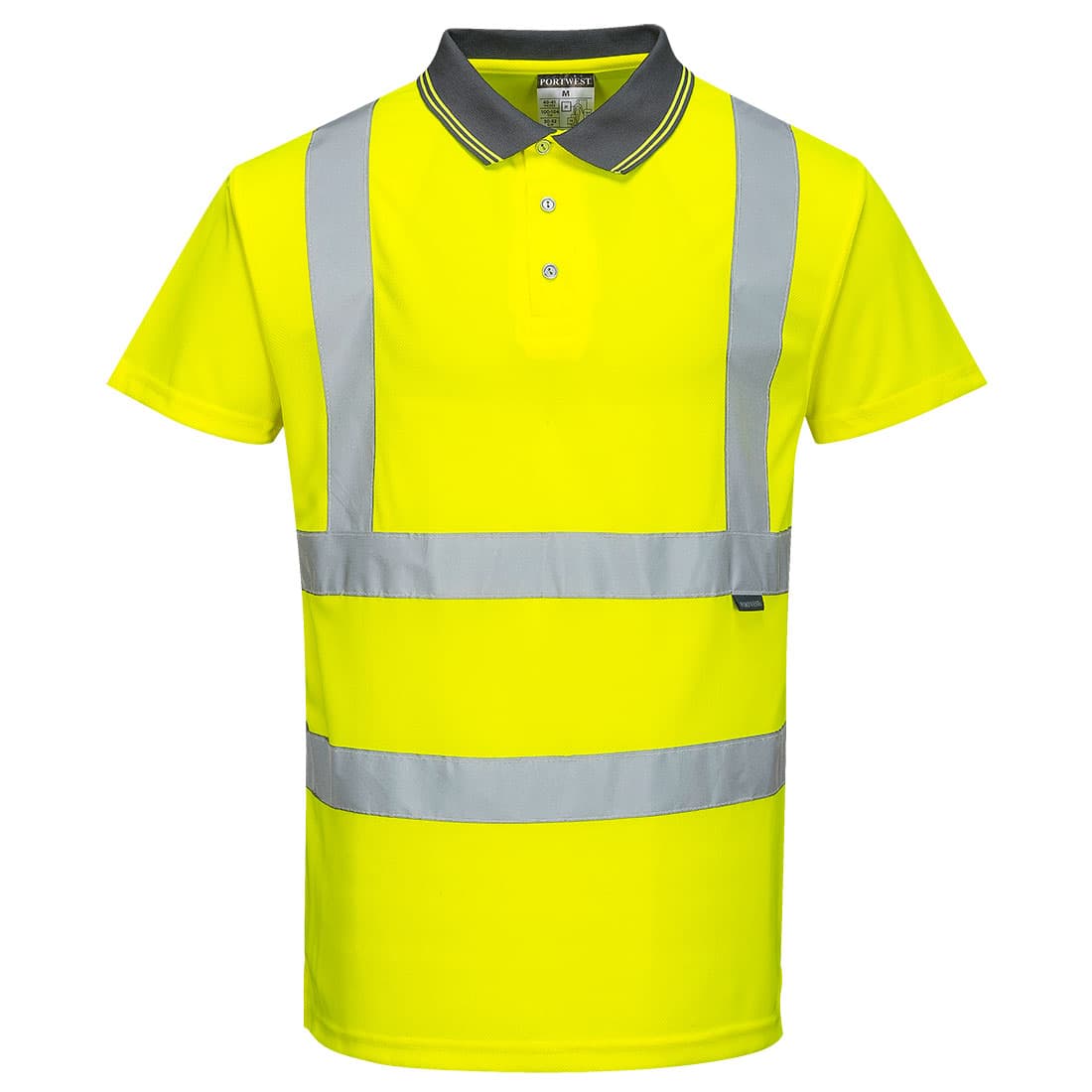 Polo Hi-Vis manches courtes Jaune