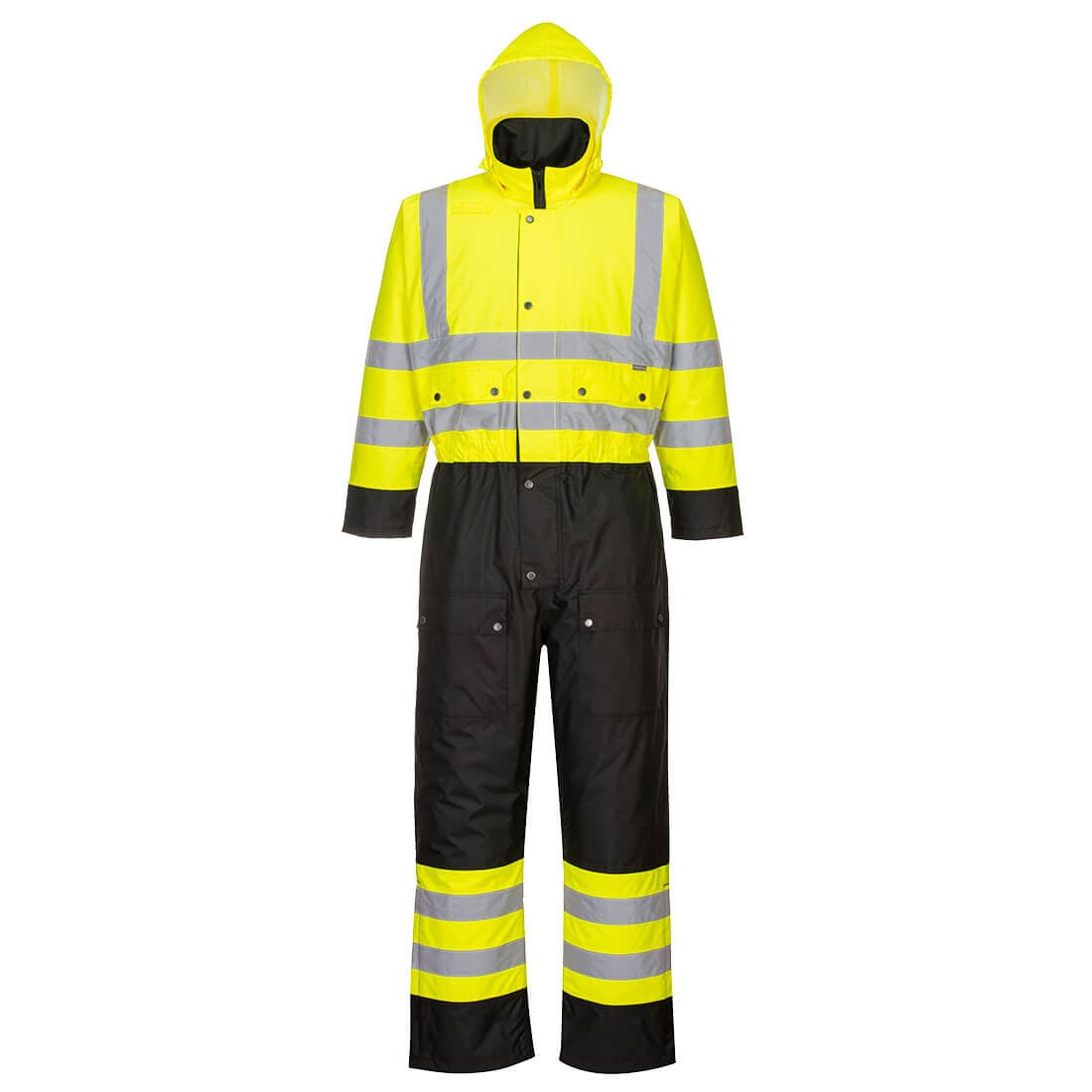 Combinaison Contrast Hi-Vis matelassée Jaune/Noir