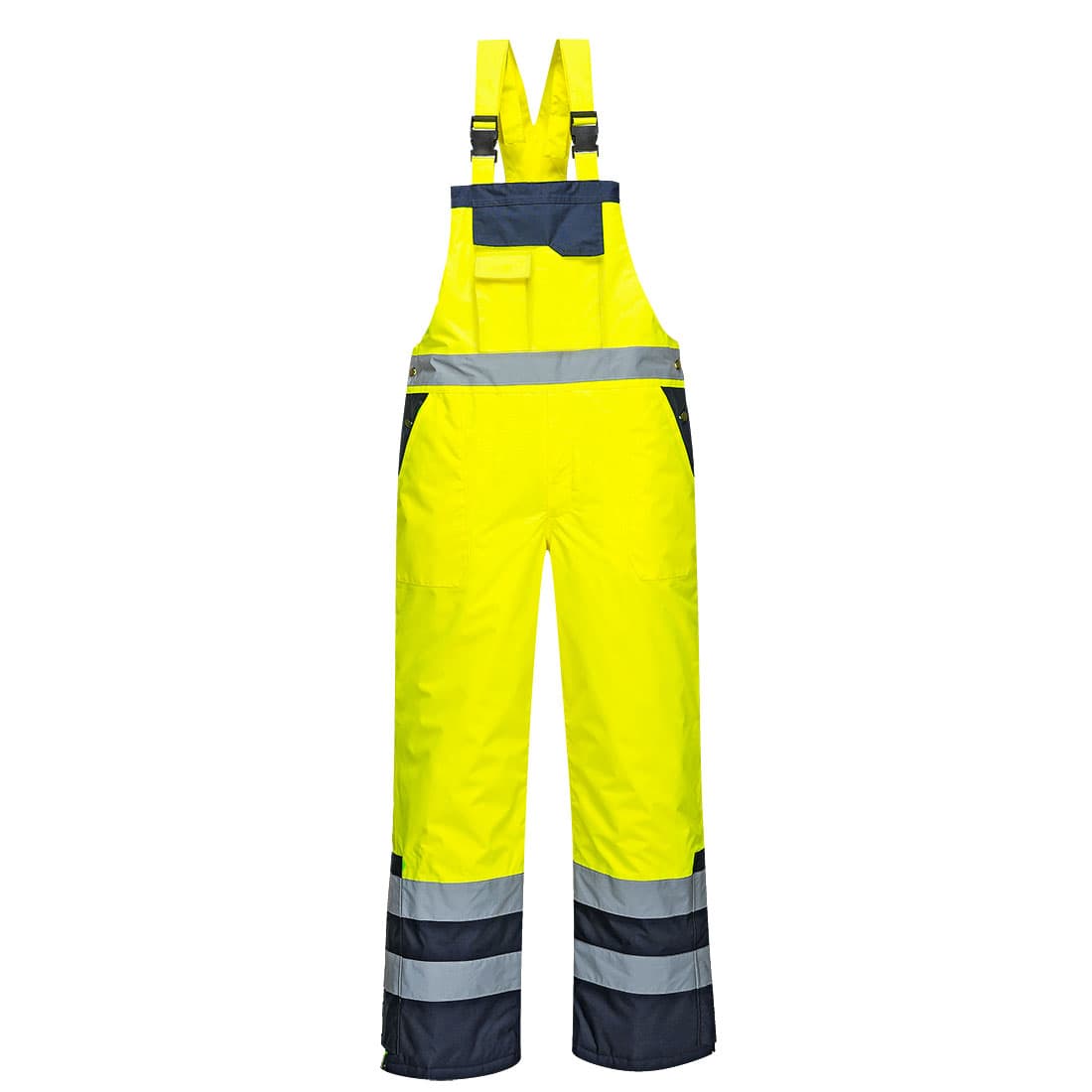 Cotte bicolore matelassée Jaune