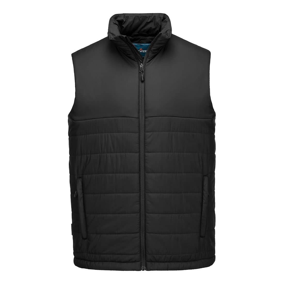 Bodywarmer professionnel à baffles isolées Noir