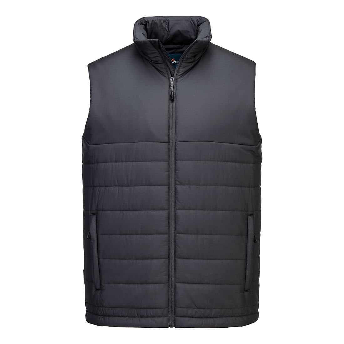 Bodywarmer professionnel à baffles isolées Gris Métal