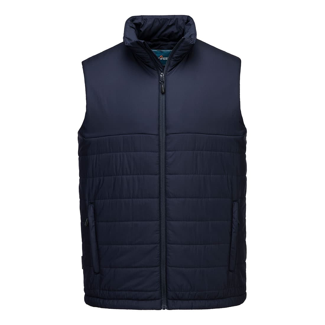 Bodywarmer professionnel à baffles isolées Marine