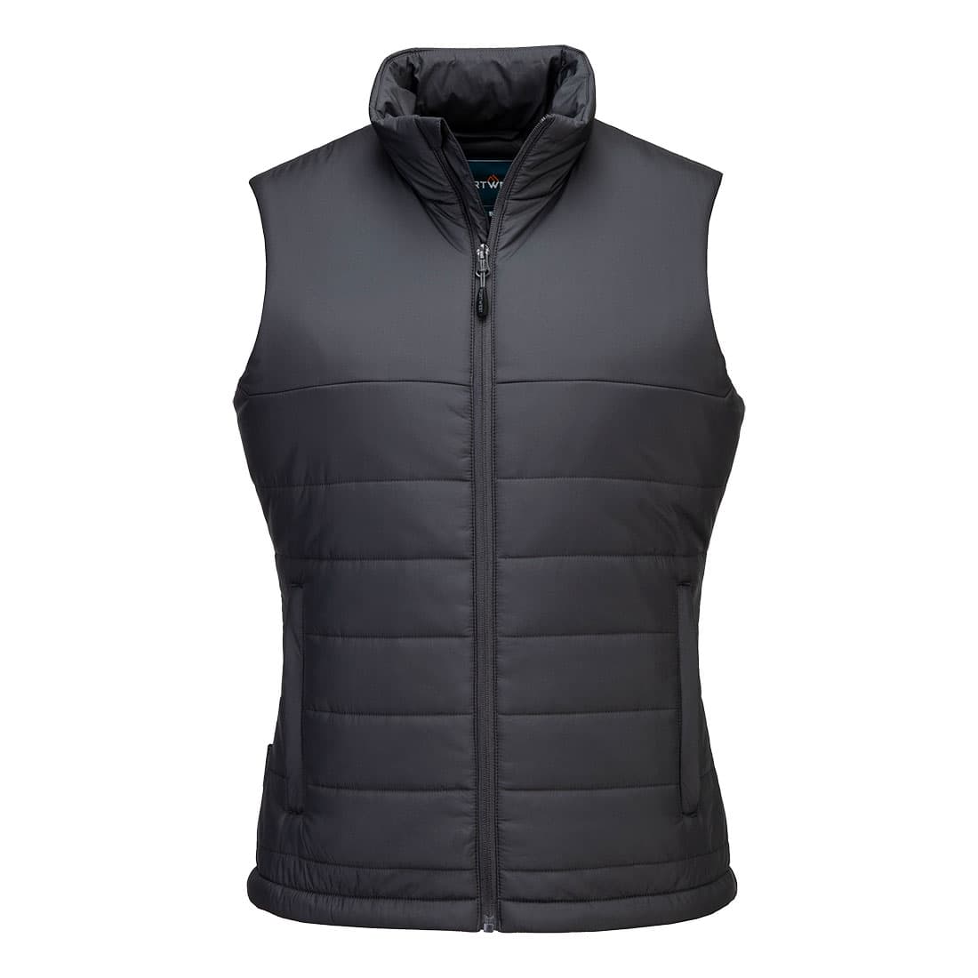 Women's Insulated Baffle Gilet Gris Métal