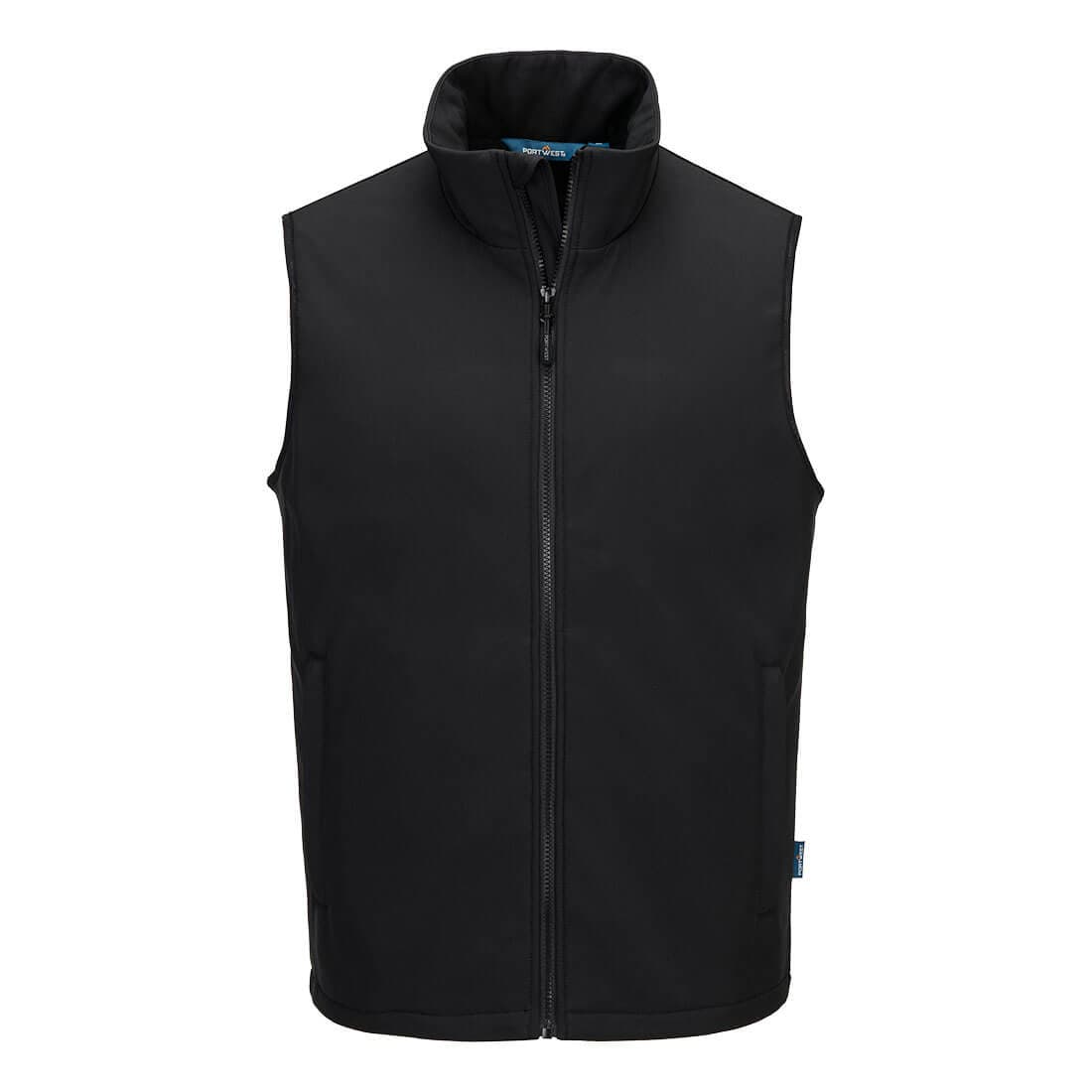 Gilet Softshell Chauffant (2 couches) Noir