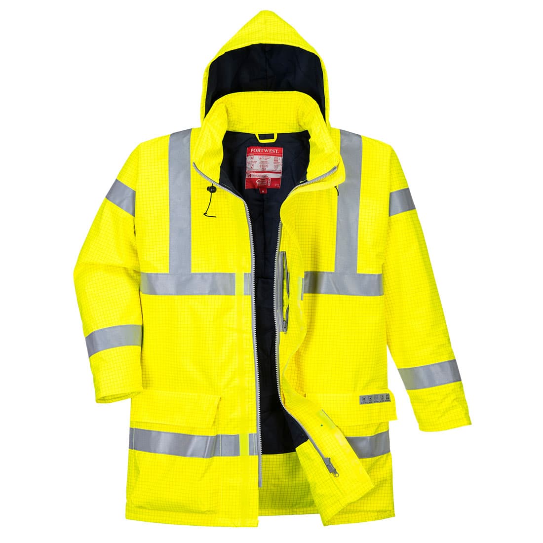 Parka Bizflame Rain Hi-Vis multirisque Jaune