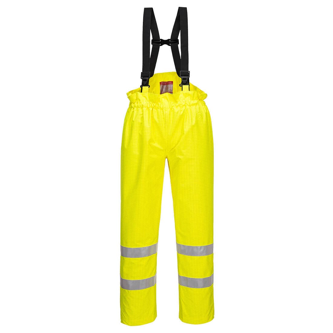 Pantalon Bizflame Rain non doublé Hi-Vis Antistatique FR Jaune