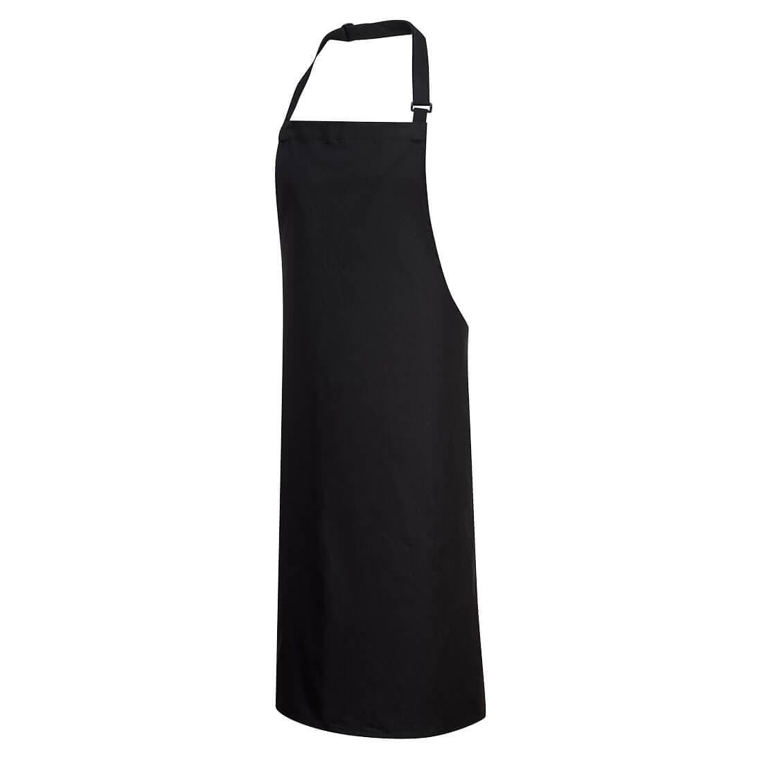 Tablier à bavette Coton Noir