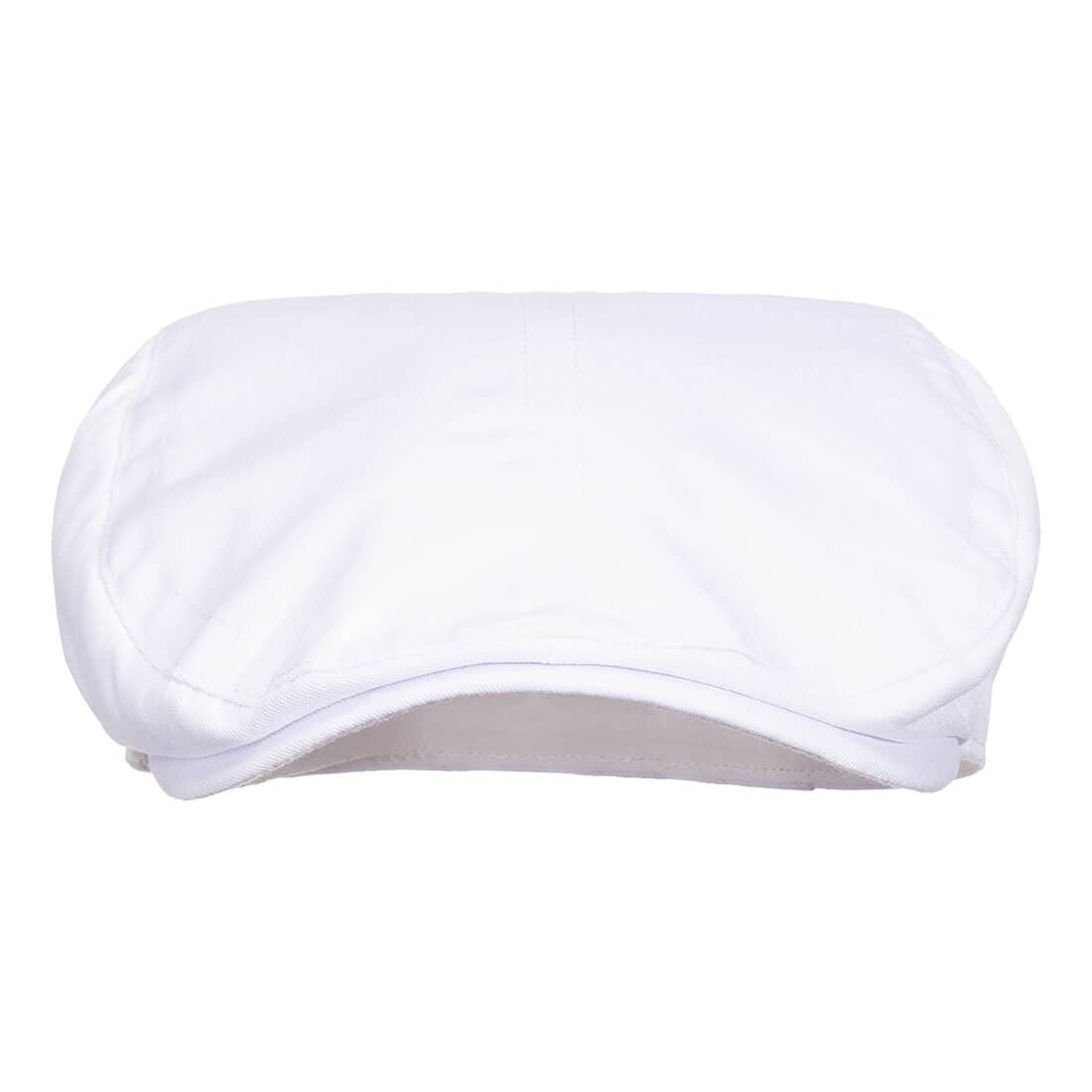 Casquette plate de chef Blanc