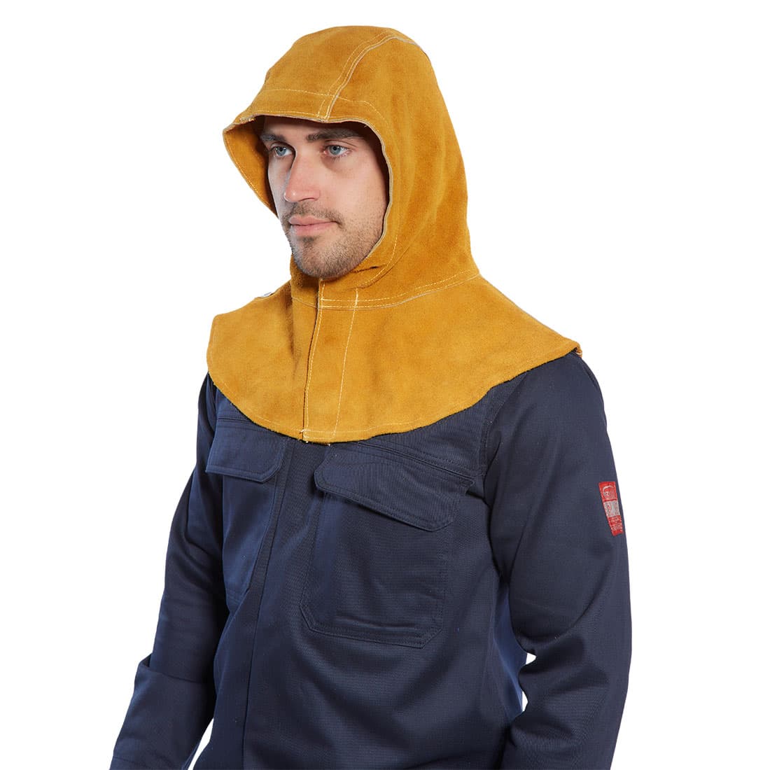 Cagoule en cuir Bronze