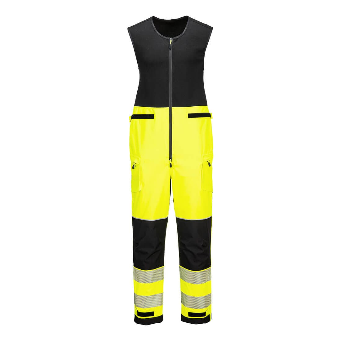 Salopette imperméable HV PW3 (3L) Jaune/Noir