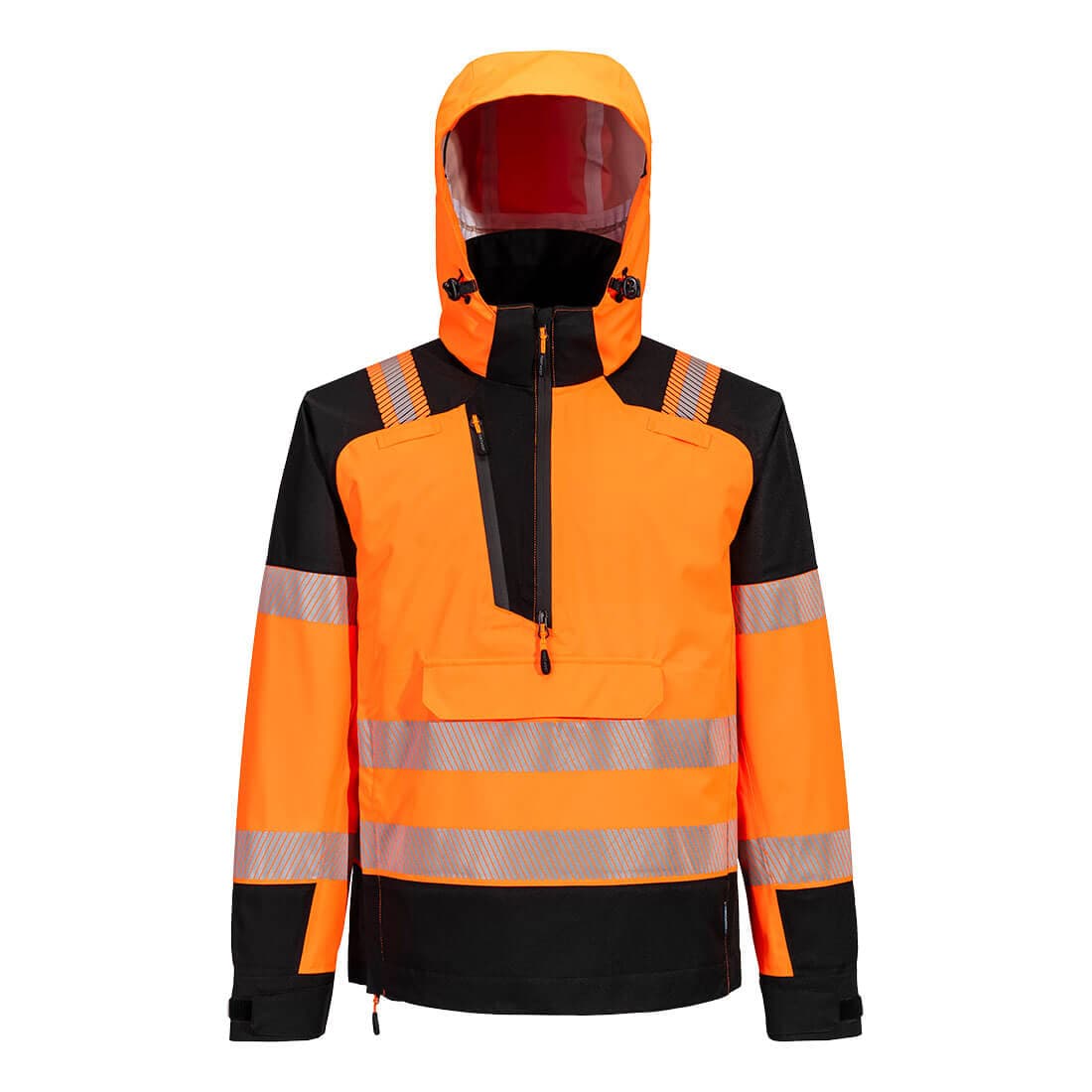 Veste de pluie HVé PW3 à enfiler (3 couches) Orange/Noir