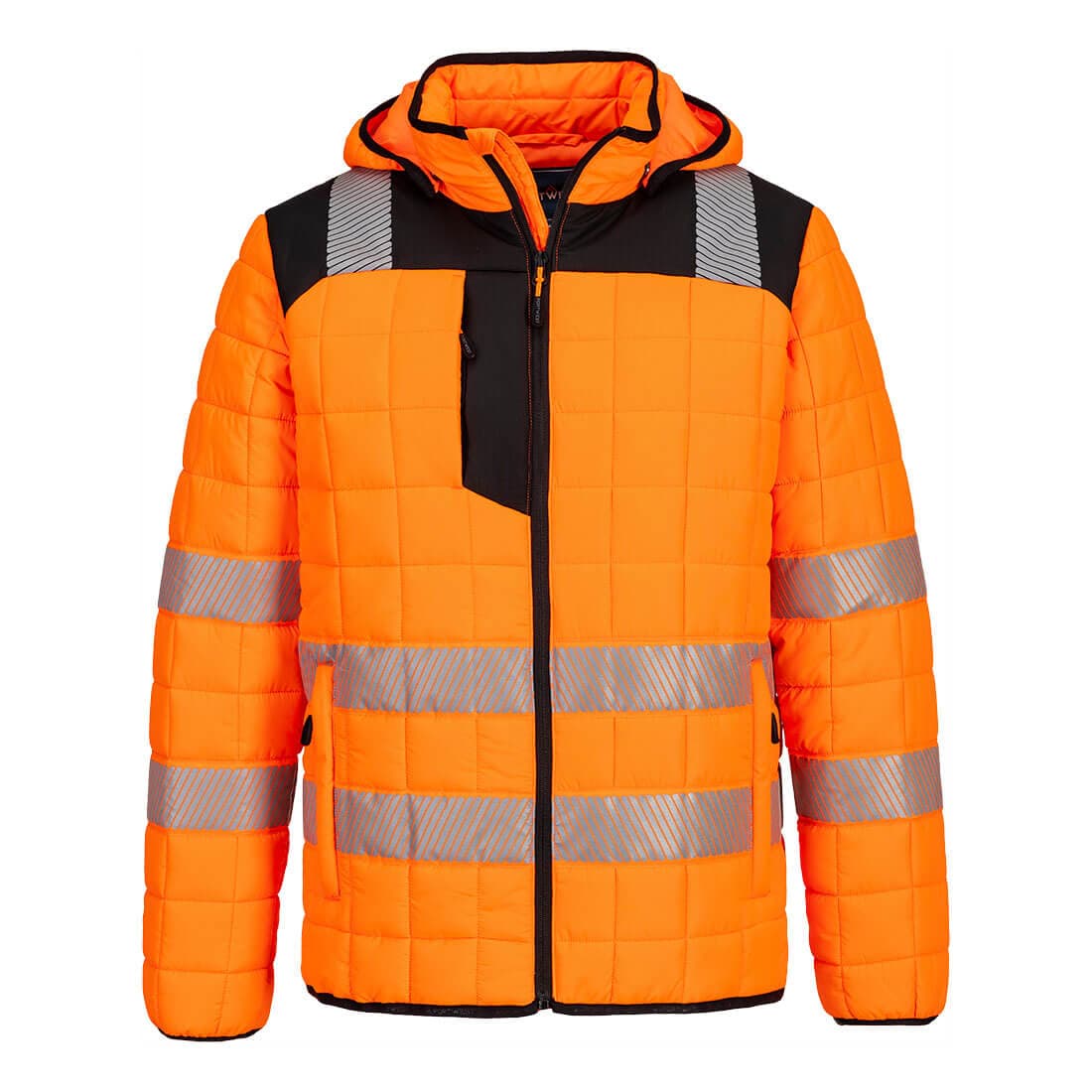 Veste hybride baffle HV PW3 Orange/Noir