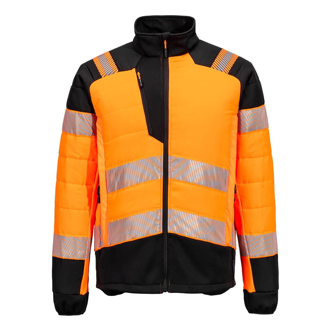 Veste hybride baffle HV PW3 Orange/Noir