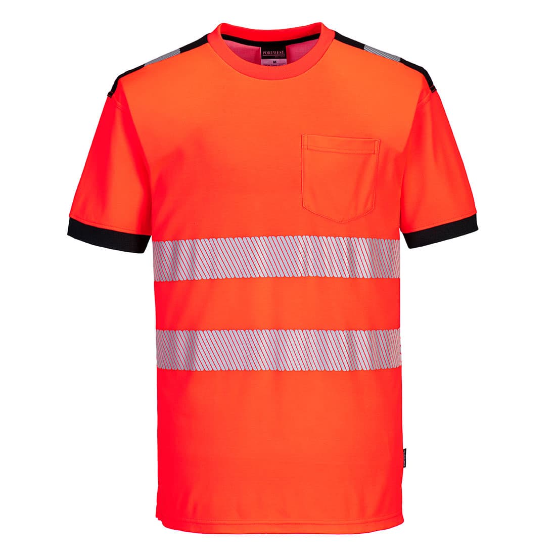 T-Shirt HV PW3 Rouge/noir