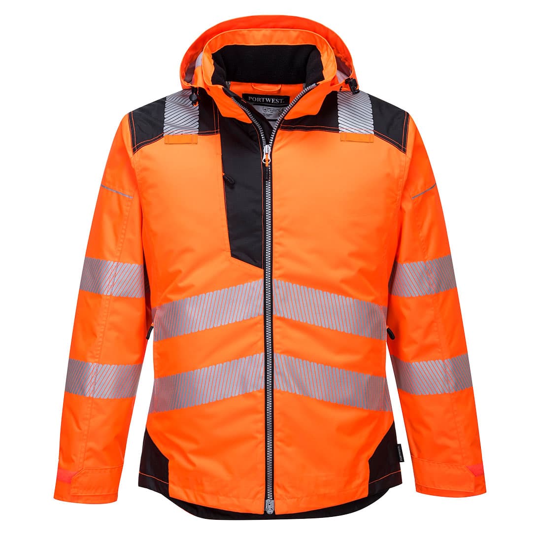 Parka HV PW3 Orange/Noir