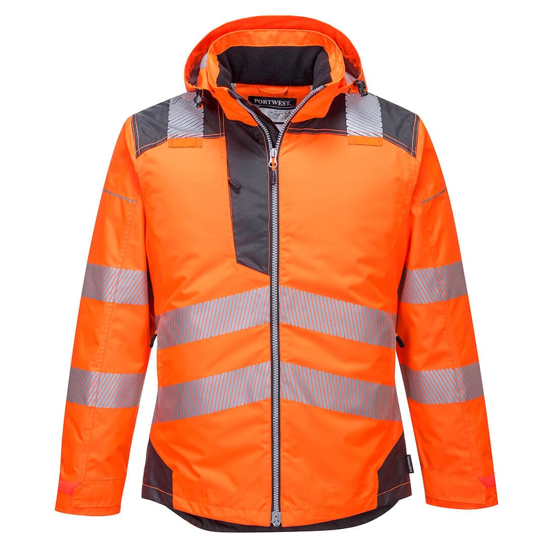 Parka HV PW3 Orange/Gris