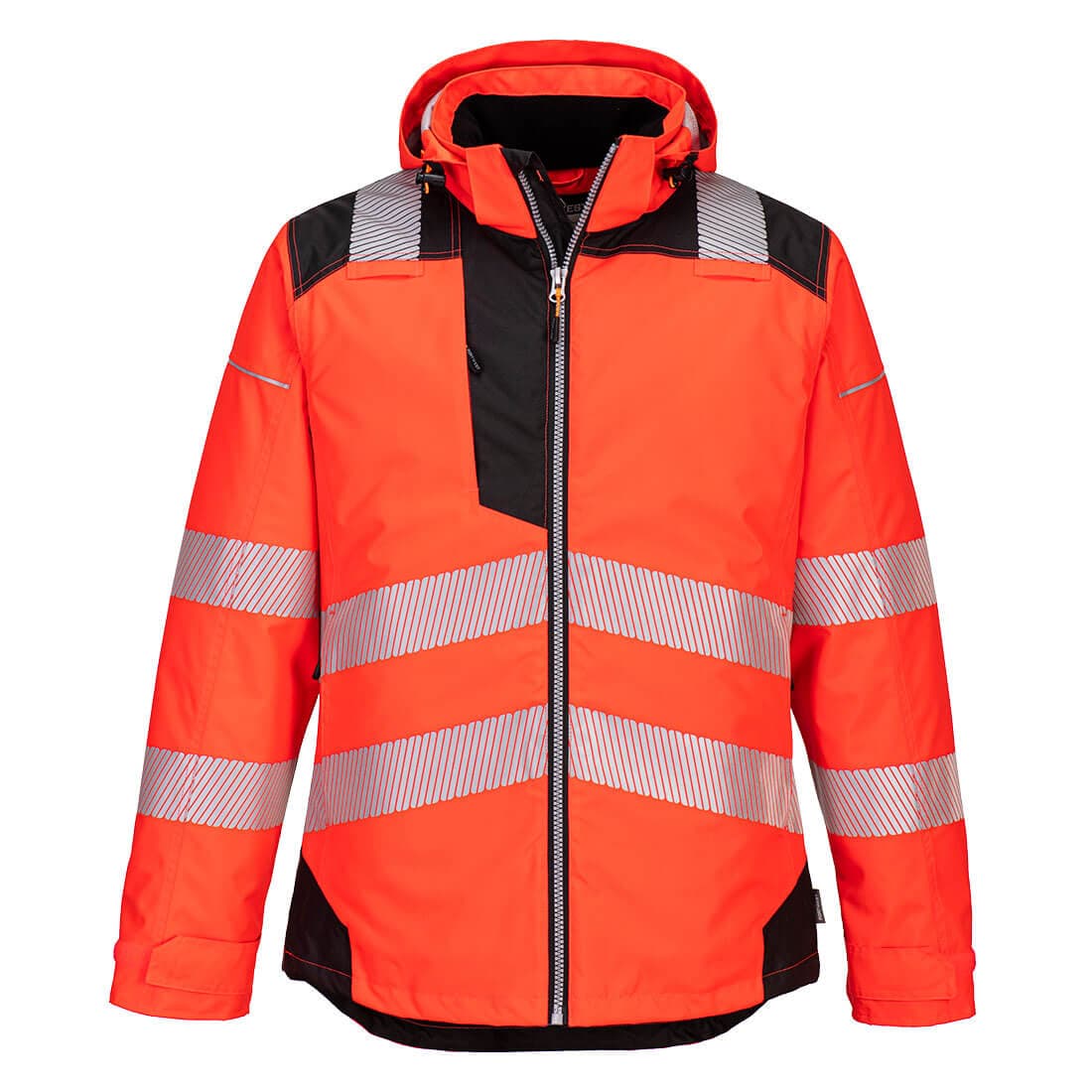 Parka HV PW3 Rouge/noir