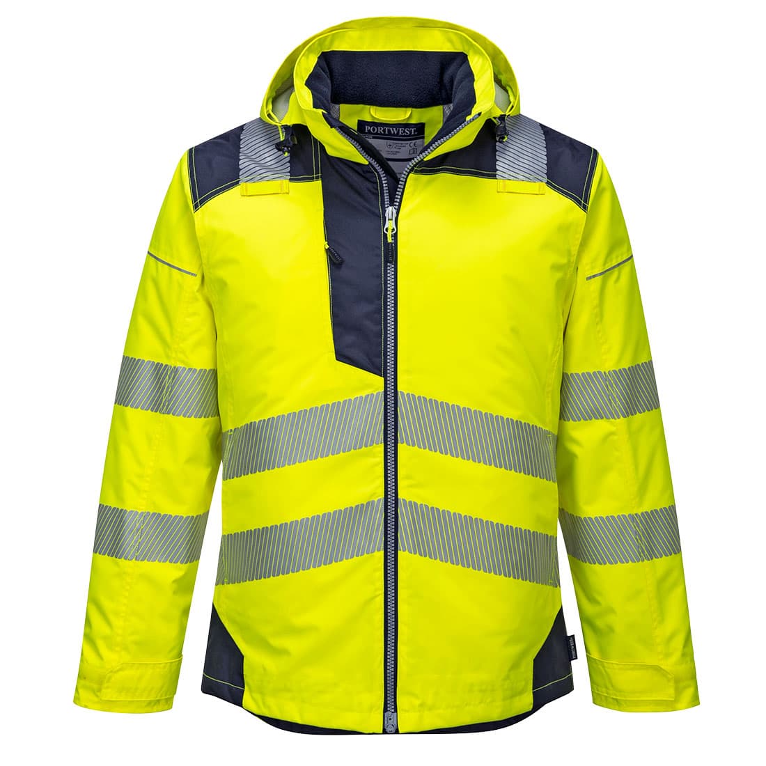 Parka HV PW3 Jaune/Marine
